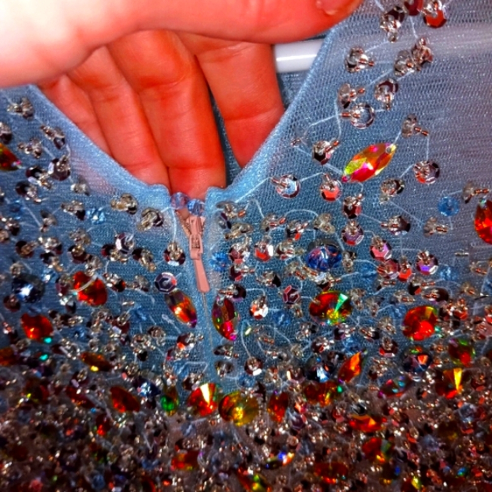 Sparkling Multicolor Gown - Picture 9 of 15